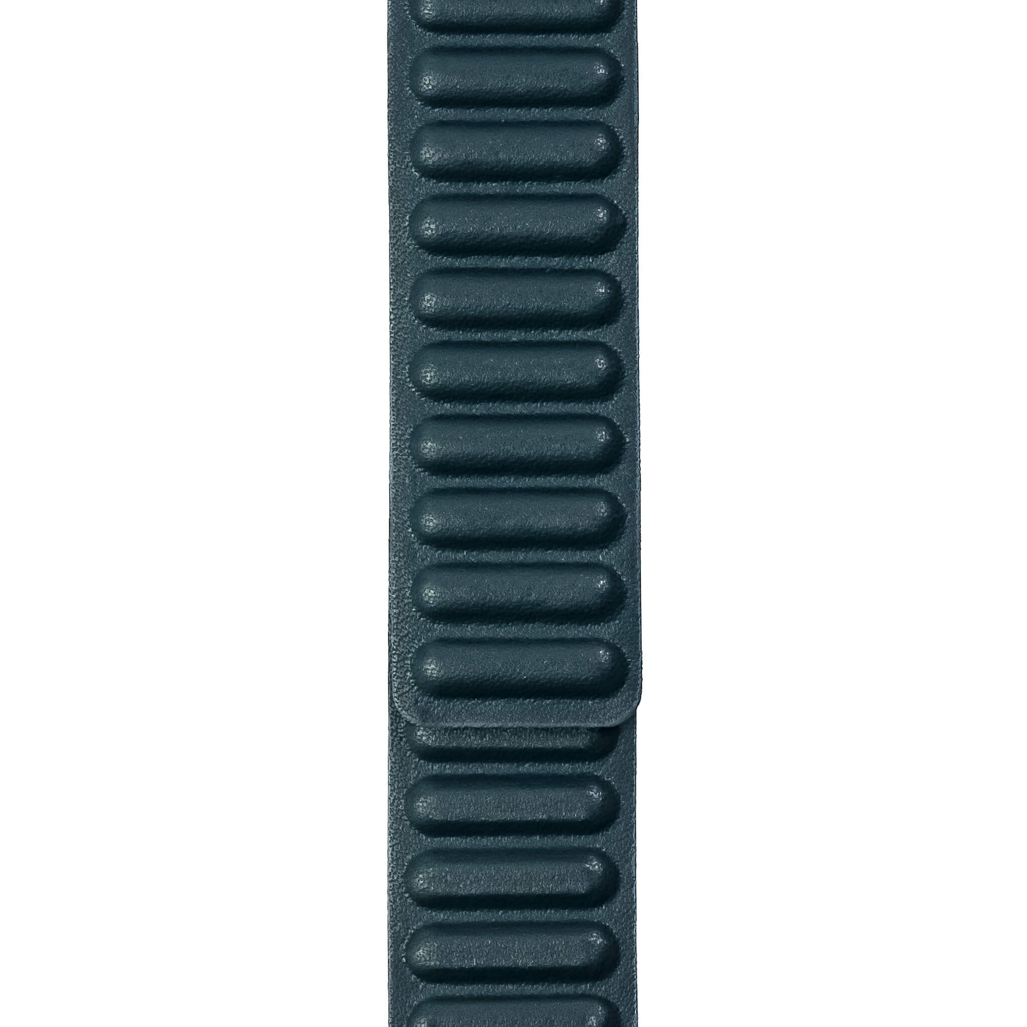 Lederarmband mit Endstück Dunkelblau