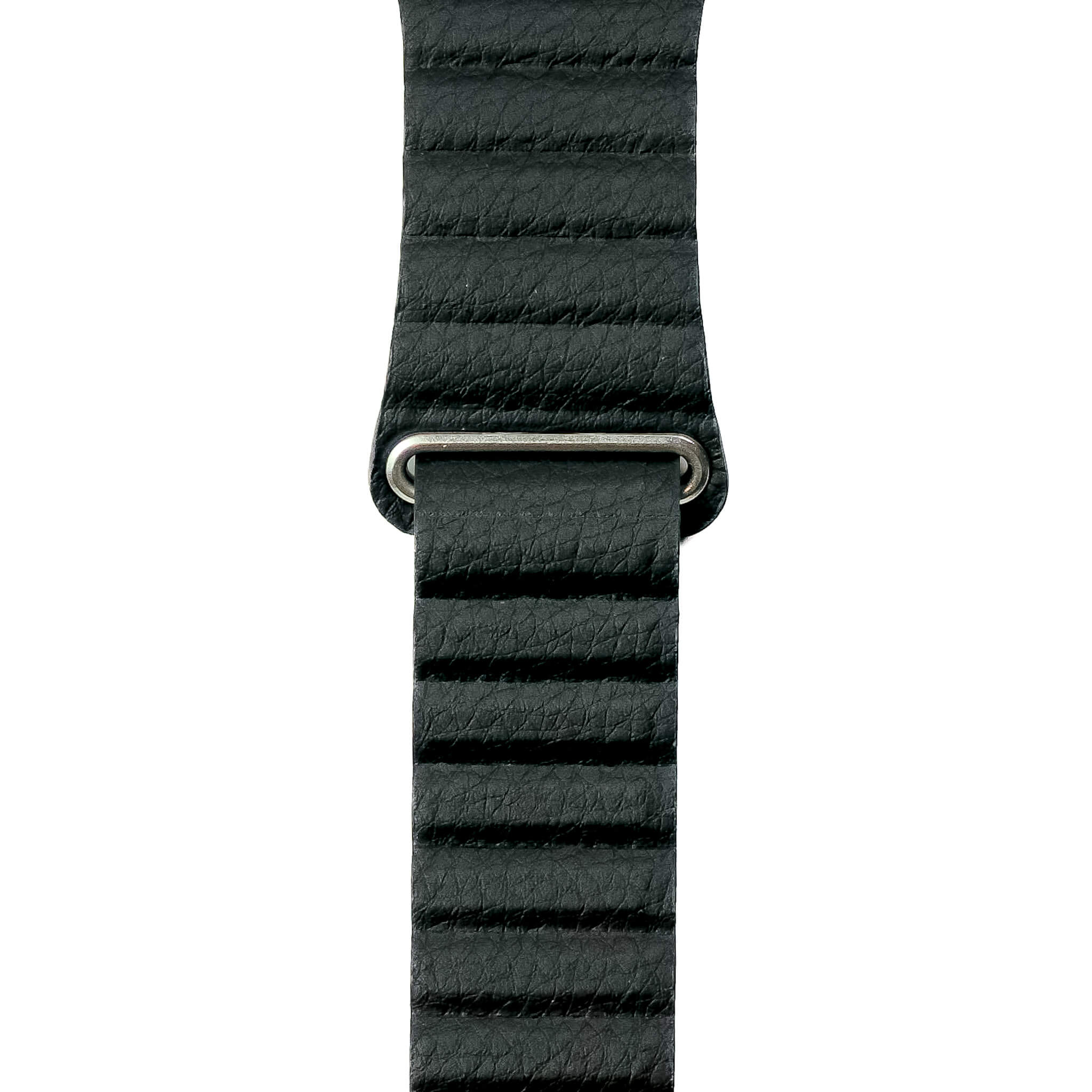 Lederarmband mit Schlaufe Schwarz