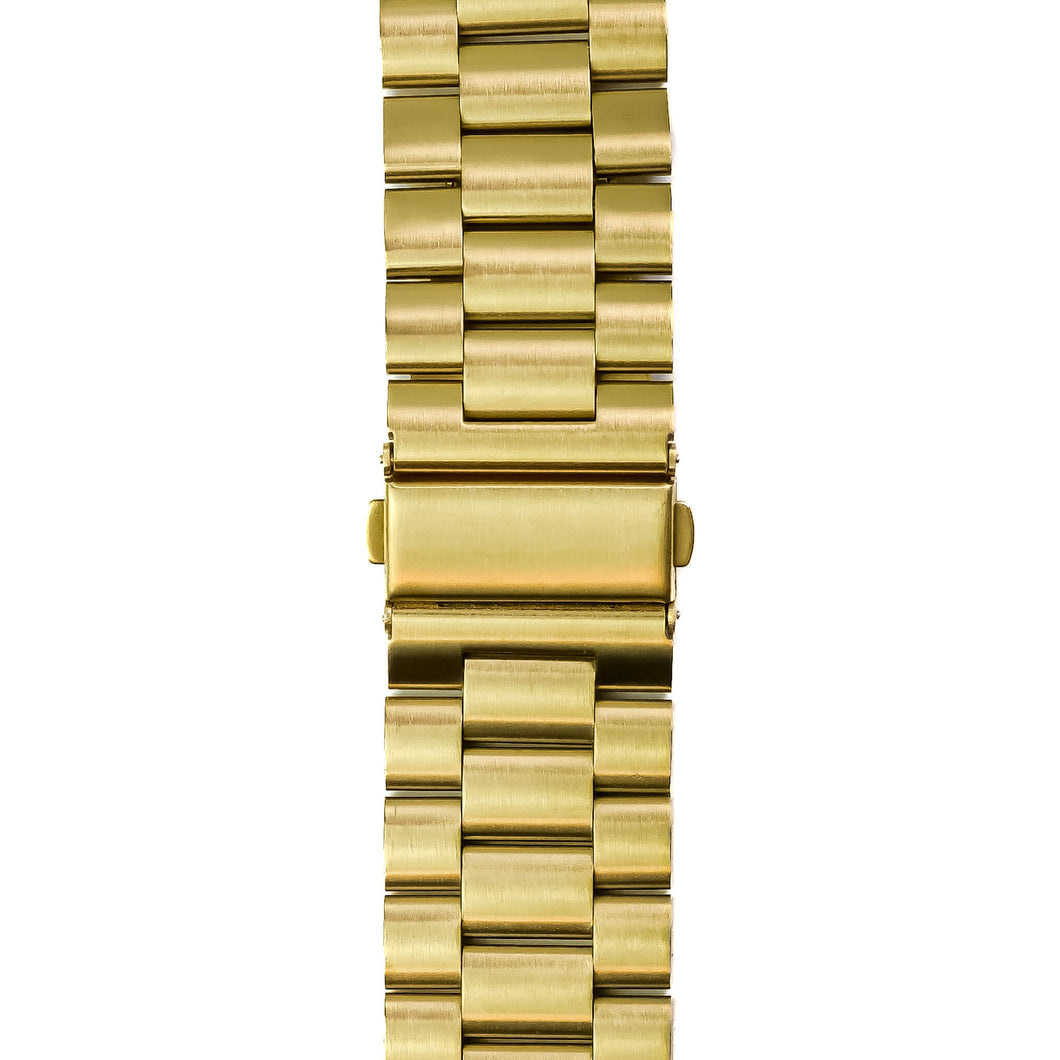 Breites Gliederarmband Gold