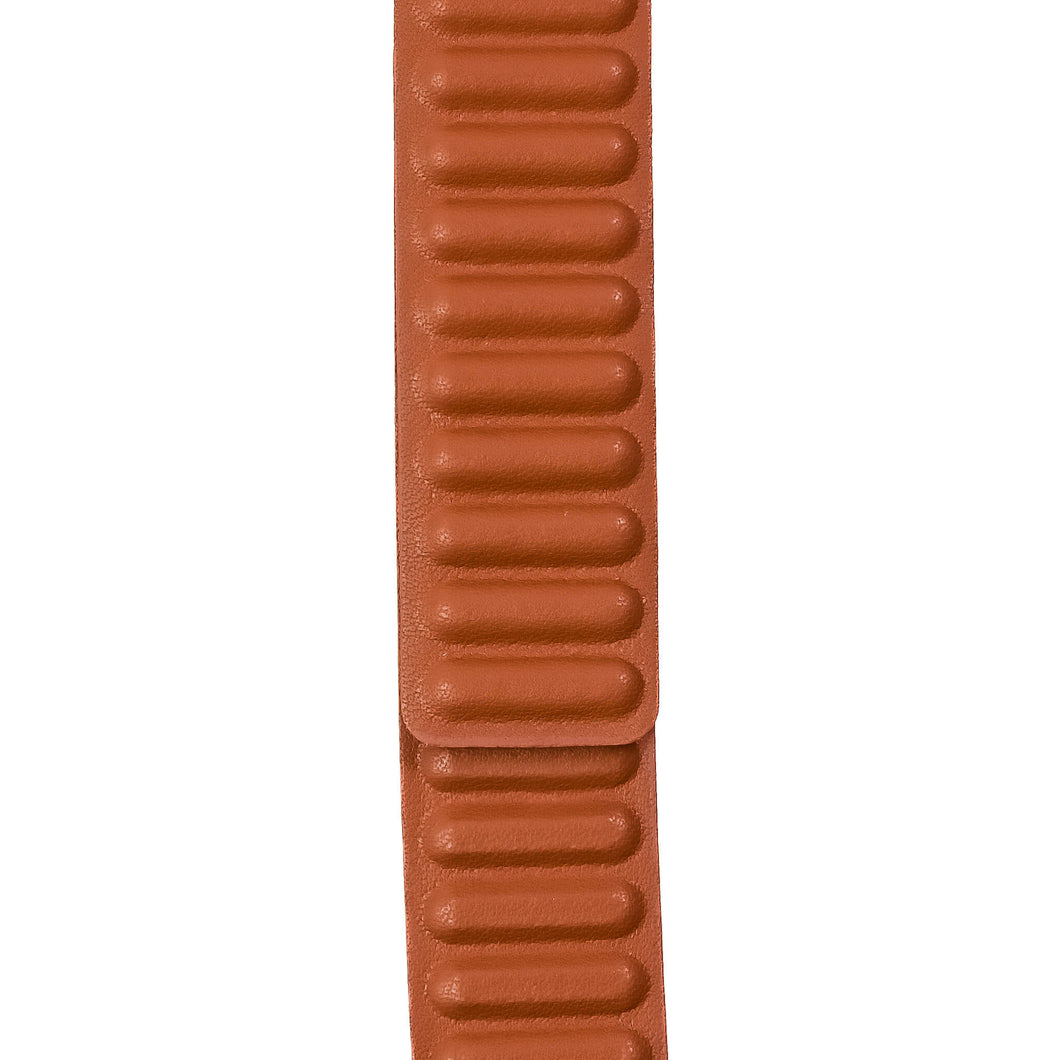 Lederarmband mit Endstück Braun