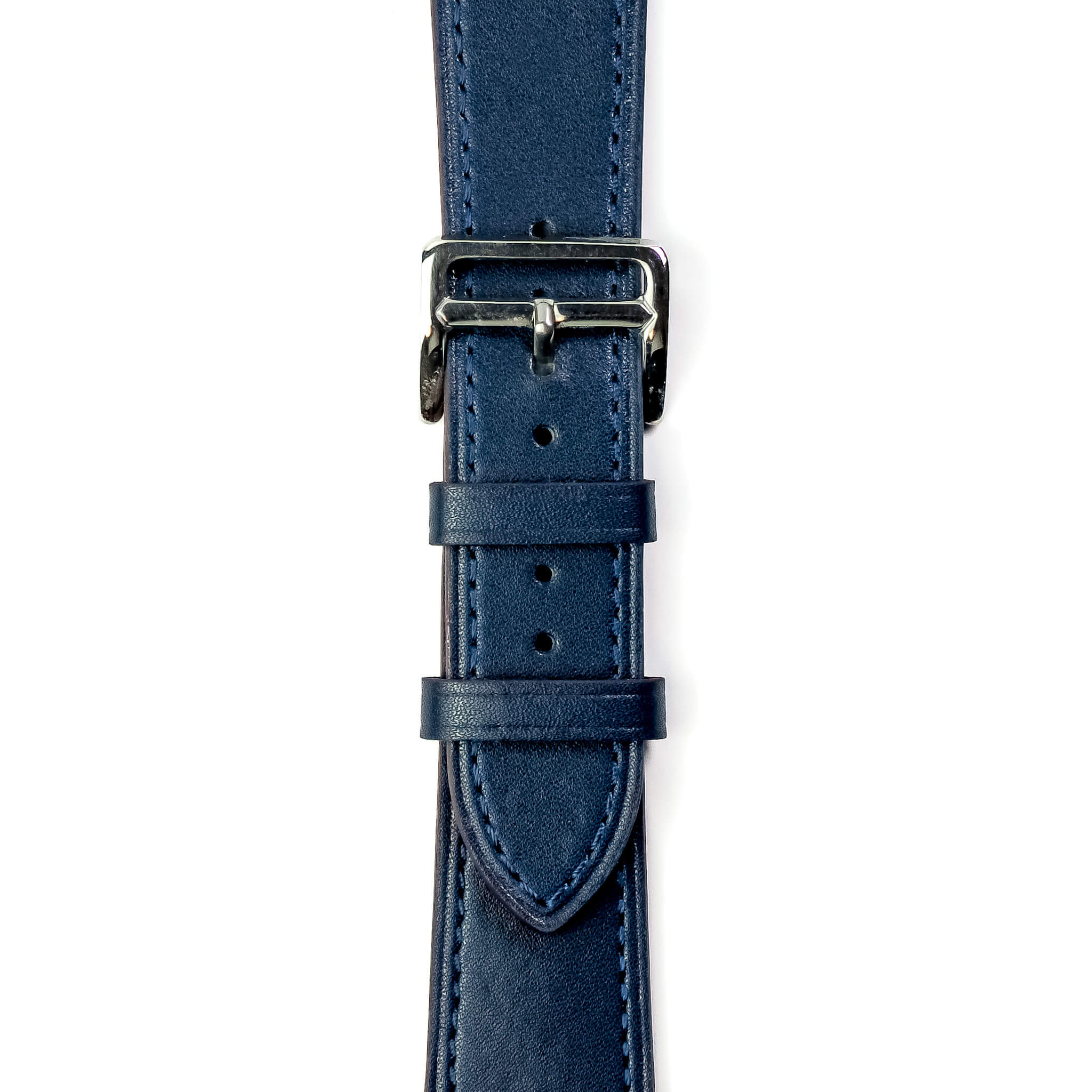 Lederarmband mit Schließe Dunkelblau