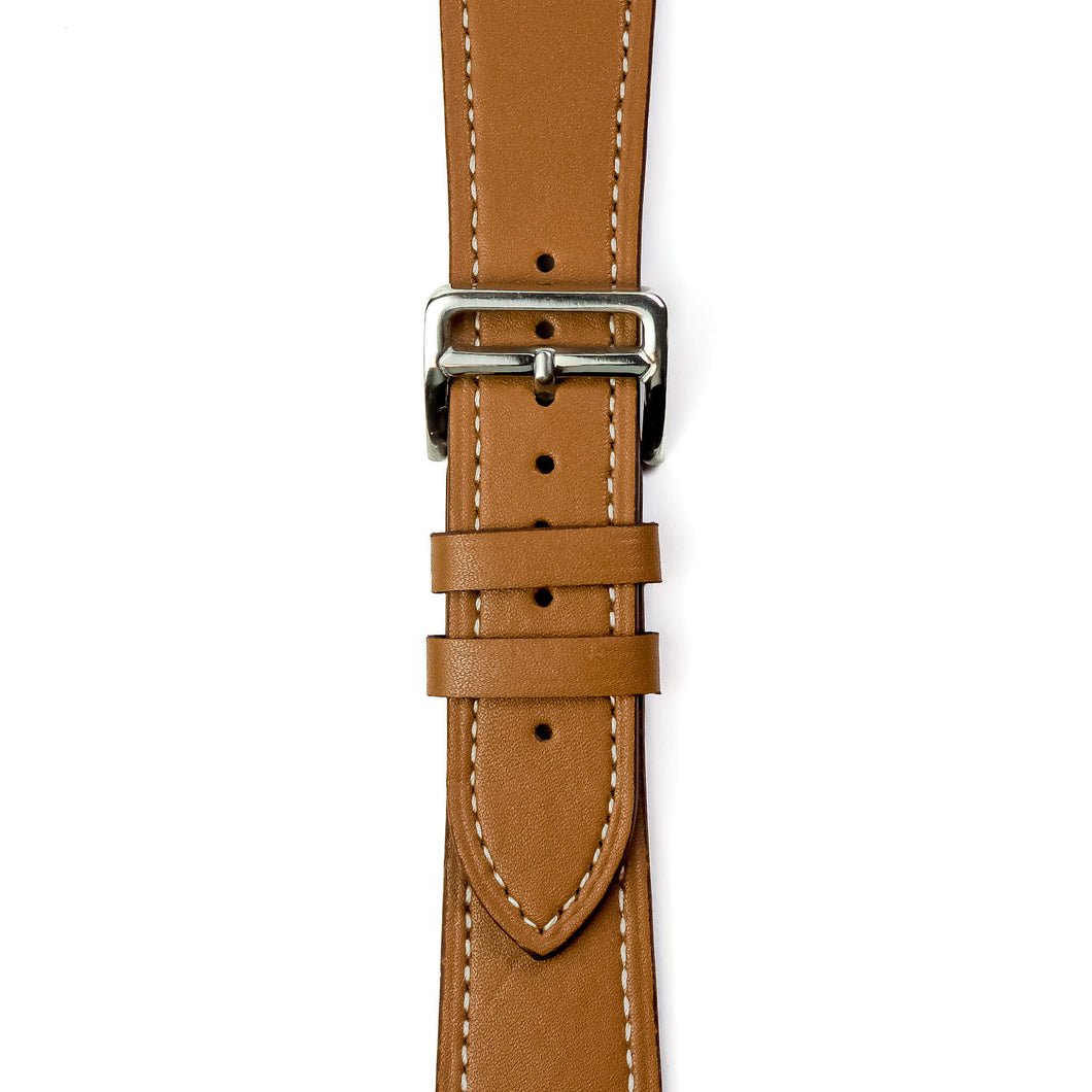 Lederarmband mit Schließe Braun